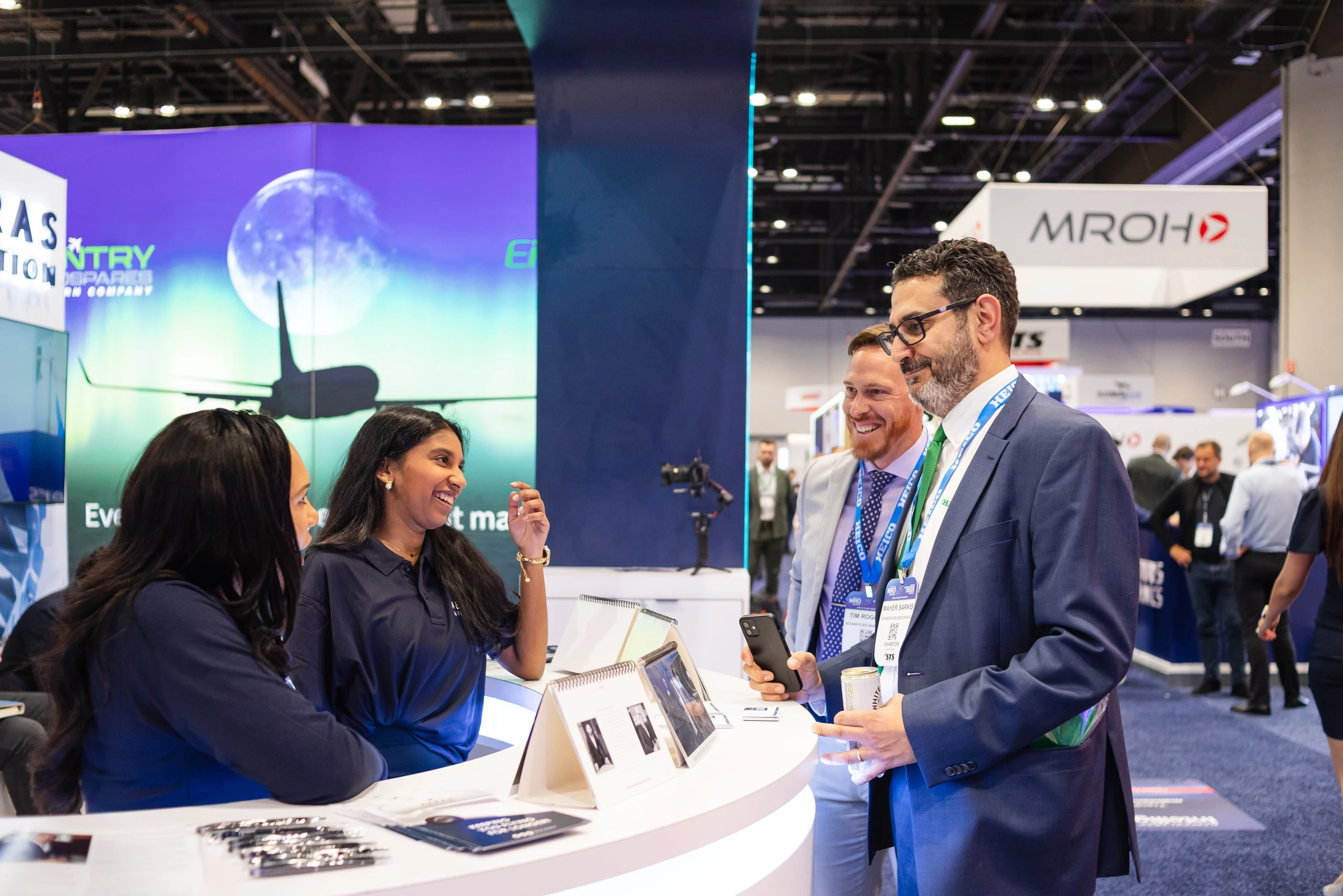 Aeras Aviation podcast recording at MRO Americas