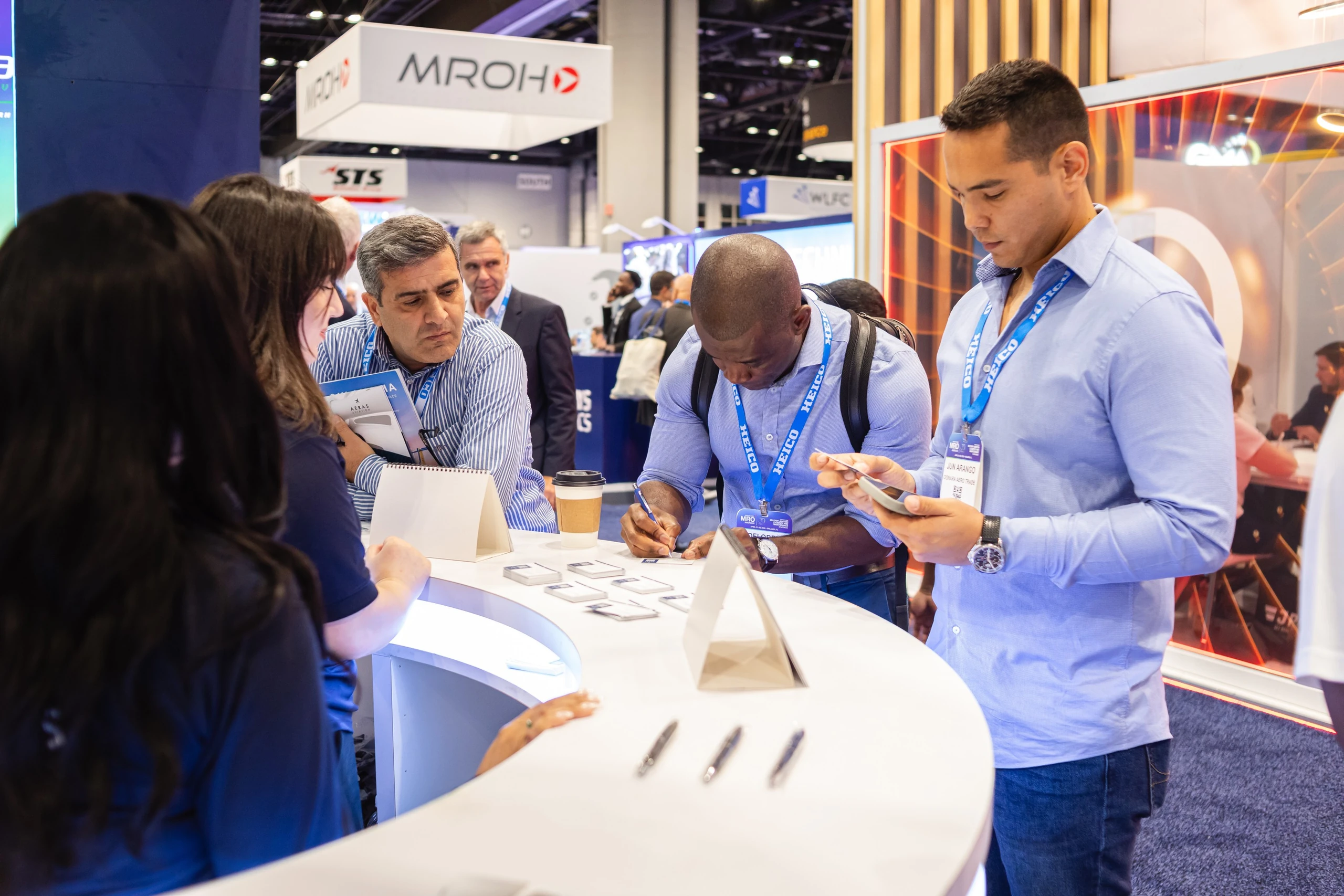 Aeras Aviation booth engagement at MRO Americas